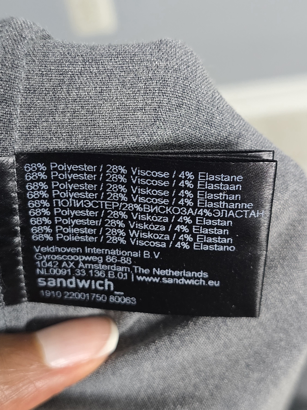 Sandwich Gray Popover Shirt Dress - Picture 7 of 8